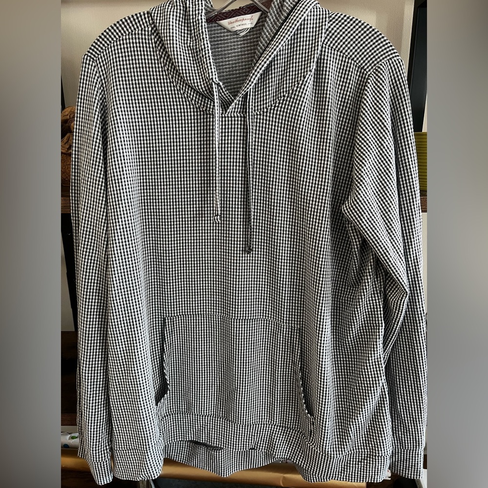 Lightweight Black & White Hoodie